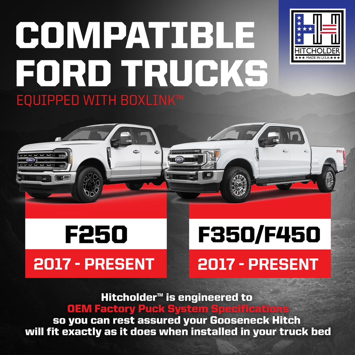 Ford BoxLink Gooseneck Hitcholder™