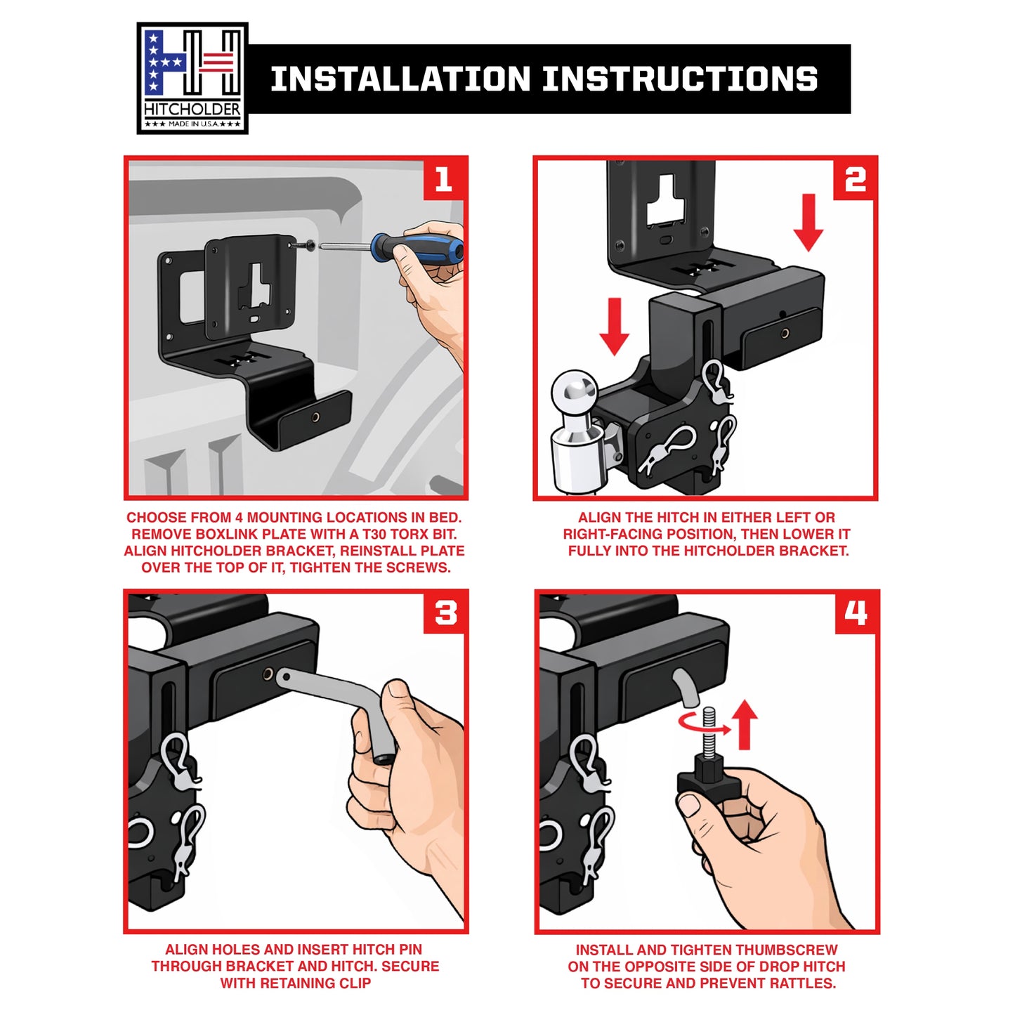 Hitcholder™ Receiver - Ford BoxLink