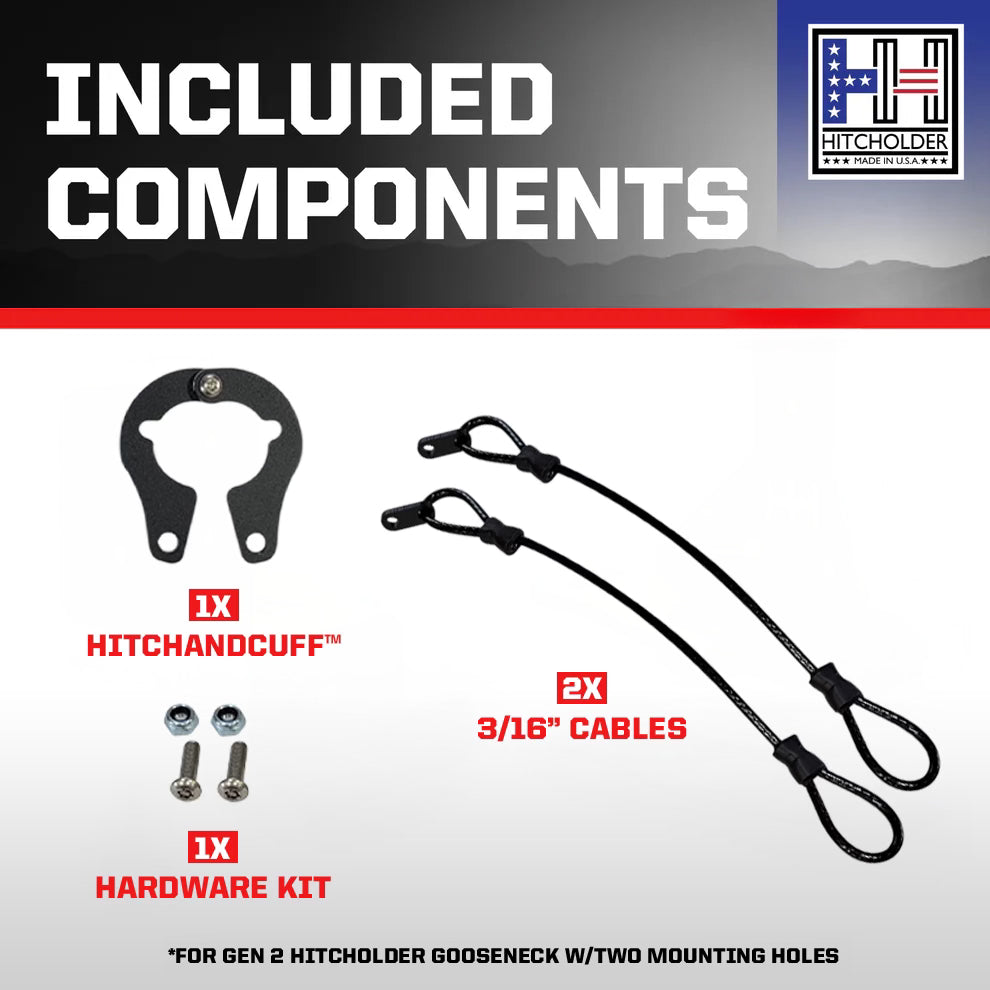 Hitchandcuff - Gooseneck Lockable Cable